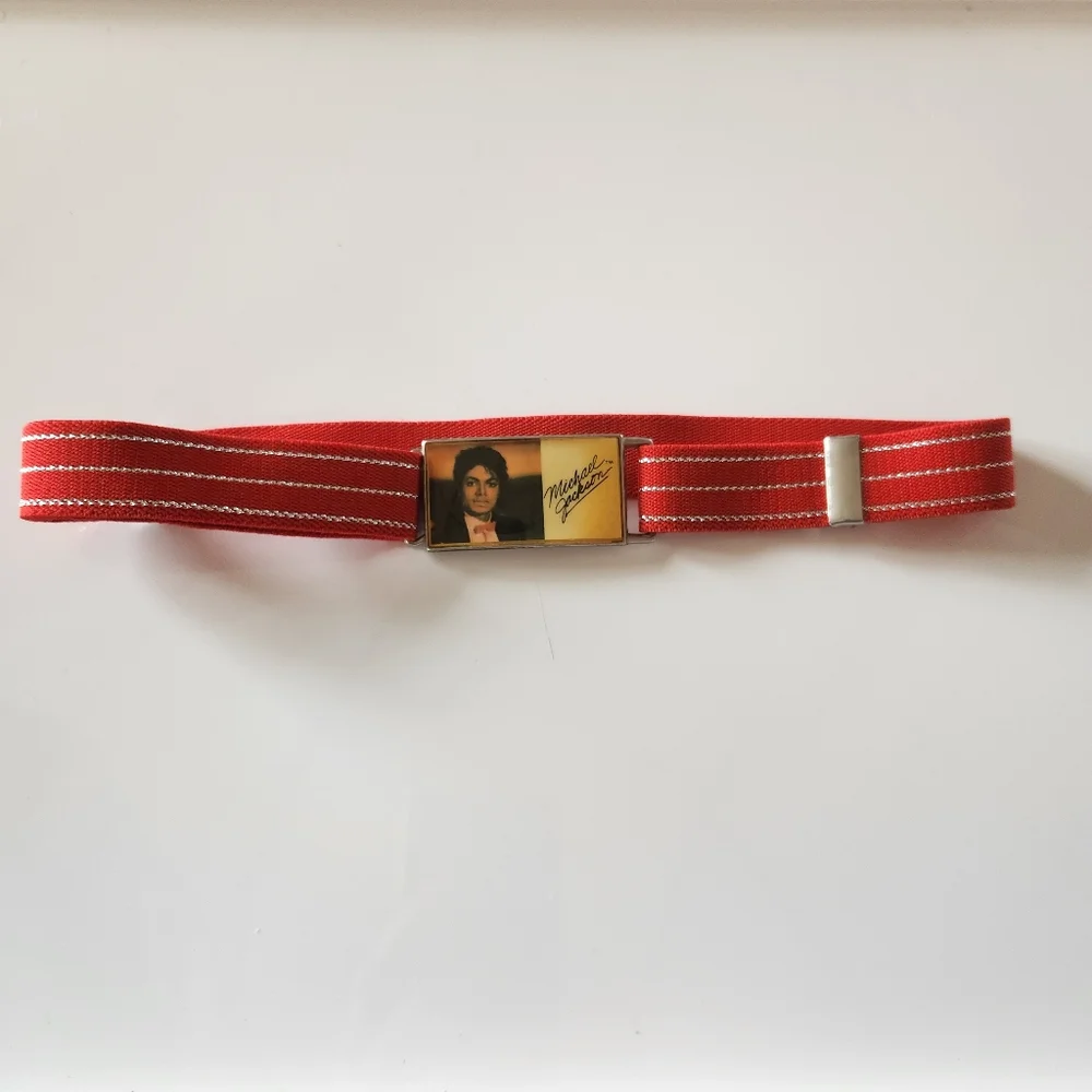 Vintage 1980s Michael Jackson Stretch Belt